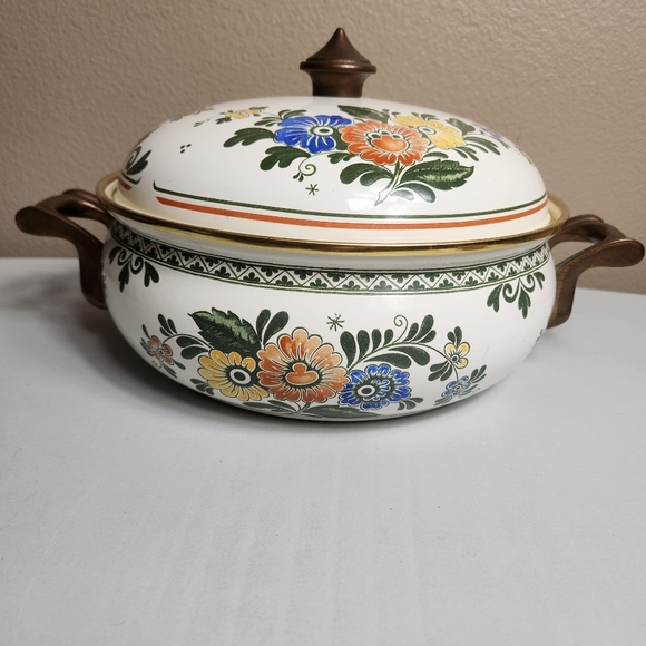 VTG Asta Enamelware by Fissler-1851 Series-Set of 5-Dutch Oven/Pot/Pan & Lids - Picture 3 of 16